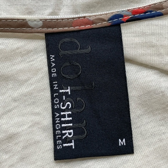 Dolan Anthropologie Embroidered Dolman Sleeves Top  Women Sz M Stretchable - Picture 2 of 8